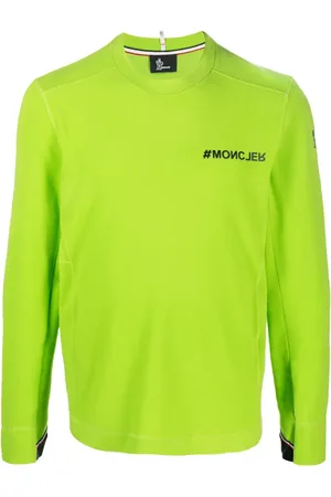 Moncler Sudadera con cuello redondo y logo estampado