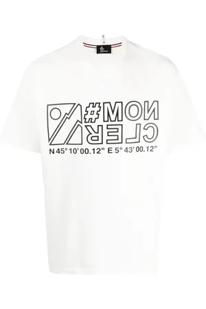 Moncler Playera con logo estampado