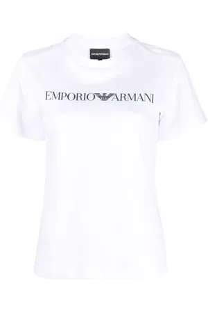 Emporio Armani Playera manga corta con logo estampado