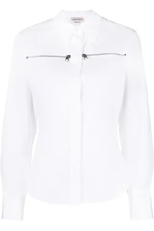 Alexander McQueen Camisa con detalle de cierre