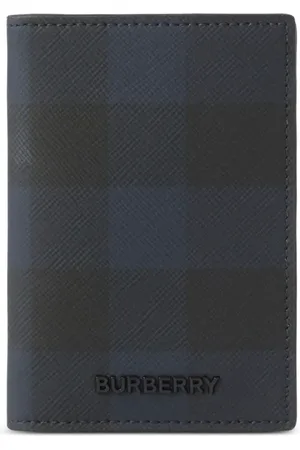 Burberry Tarjetero con motivo de cuadros