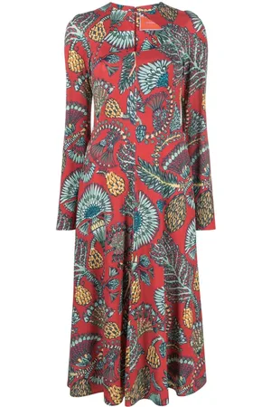 La DoubleJ Vestido Farfalla con estampado floral
