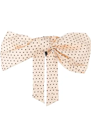 Etro Corbata de moño de seda con estampado de lunares
