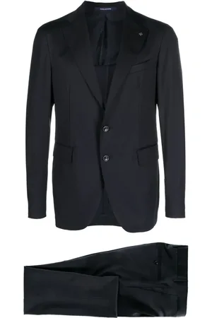 TAGLIATORE Traje con botones y parche del logo