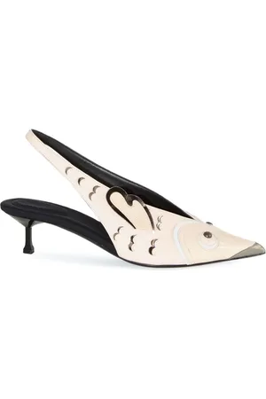 Puccini Zapatillas con tira trasera y apliques
