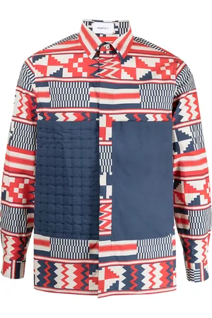 Ports V Camisa con estampado geométrico