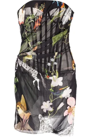 MONSE Vestido corto con diseño strapless
