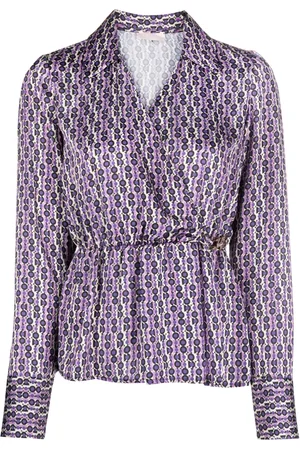 Liu Jo Blusa satinada con motivo geométrico