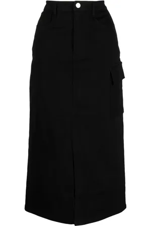 B+AB Falda midi con cintura alta