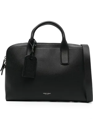 Giorgio Armani Portalaptop con sello del logo