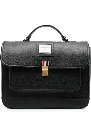 Thom Browne Mochila escolar texturizada