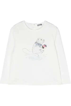 Il gufo Playera con estampado gráfico