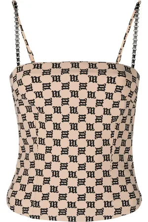 MISBHV Top con monograma estampado