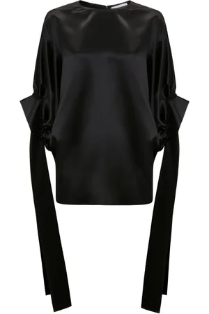 J.W.Anderson Blusa plisada con acabado satinado