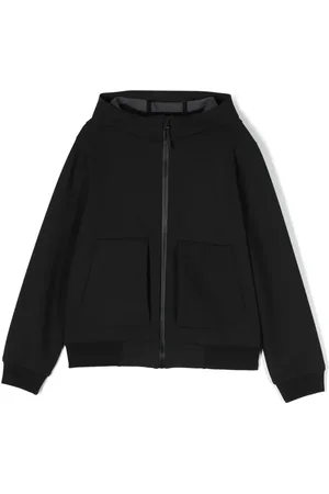Il gufo Hoodie con cierre y diseño de dos tonos