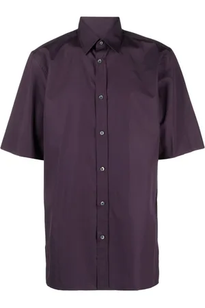 Maison Margiela Camisa manga corta con cuatros costuras