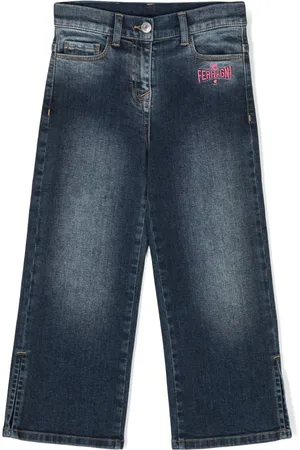 Chiara Ferragni Jeans rectos con logo bordado