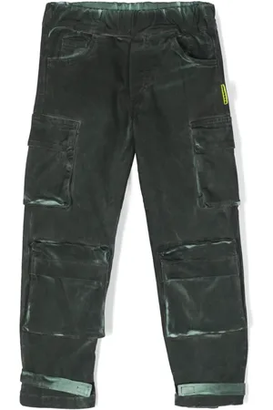 BARROW Pantalones cargo con efecto descolorido