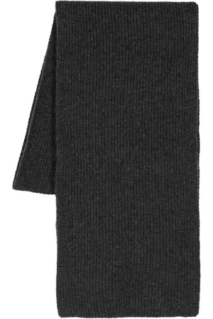 Dunhill Bufanda de cachemira tejida de canalé