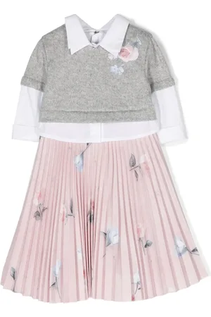 Lapin House Vestido con aplique floral