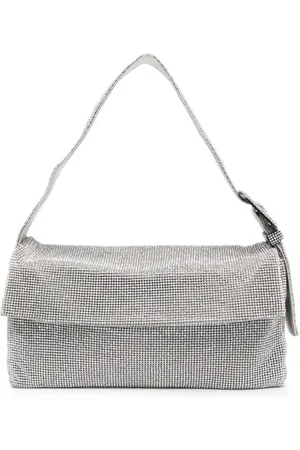 BENEDETTA BRUZZICHES Bolsa de hombro con detalles de strass