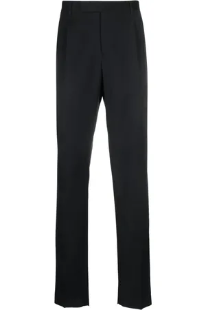 LARDINI Pantalones rectos con tiro medio