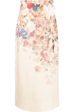 ZIMMERMANN Falda midi lápiz Luminosity