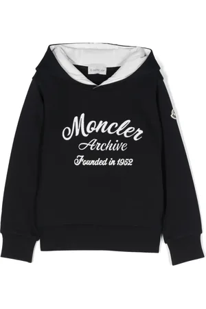 Moncler Hoodie con logo estampado y cordones