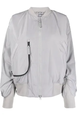 adidas Chaqueta Glam on Bomber para mujer, gris