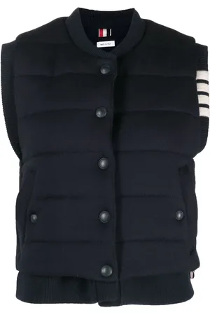 Thom Browne Chaleco reversible con motivo 4-Bar