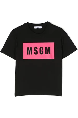 Msgm Playera con logo estampado