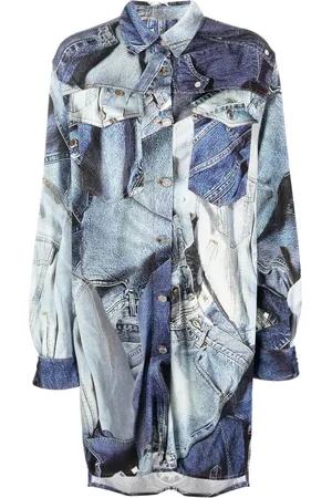 Moschino Camisa manga larga con estampado gráfico