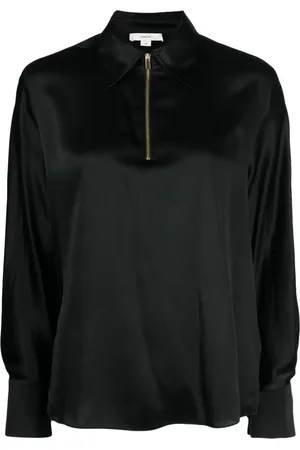 Vince Blusa de seda manga larga