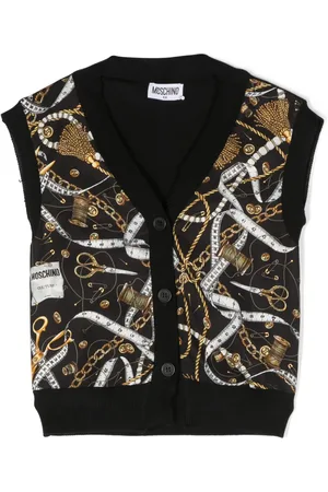 Moschino Cárdigan con estampado gráfico
