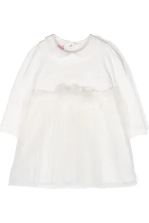 MISS BLUMARINE Vestido con aplique floral