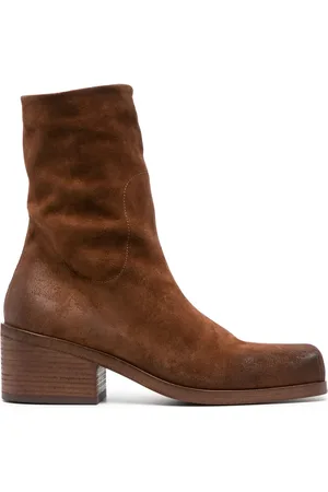 MARSÈLL Botas con puntera cuadrada y tacón de 55mm
