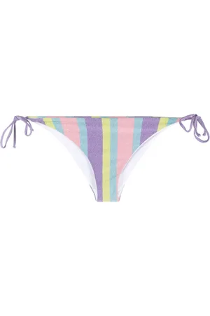 MC2 SAINT BARTH Bikini bottom con motivo de rayas