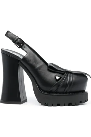 Moschino Zapatillas con tira trasera y tacón de 125mm