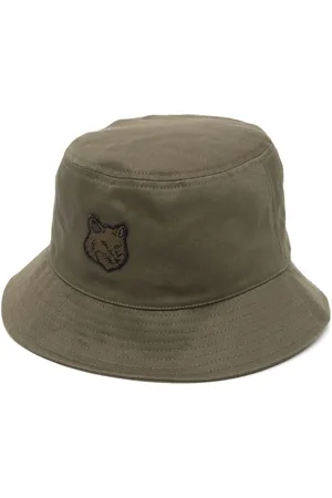 Maison Kitsuné Gorro de pescador con parche del logo