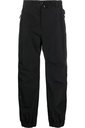 Moncler Pantalones tapered con logo estampado