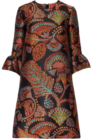 La DoubleJ Vestido corto 24/7 con motivo floral en jacquard