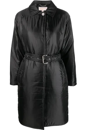 Michael Kors Abrigo midi capitonado con cuello