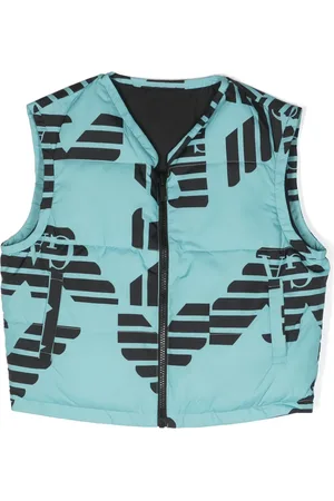 Emporio Armani Chaleco reversible con logo estampado