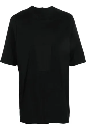 Rick Owens Playera manga corta con diseño de paneles