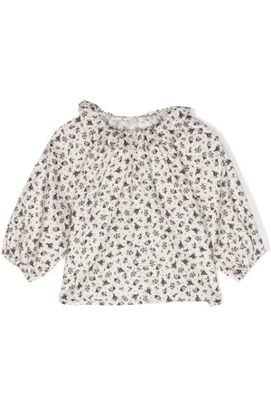 TEDDY & MINOU Blusa con volantes y estampado floral