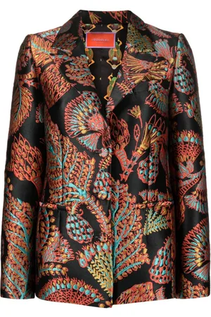 La DoubleJ Blazer con botones y estampado gráfico