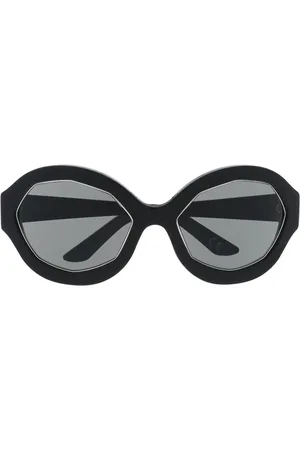 Retrosuperfuture Lentes de sol con ribete metalizado