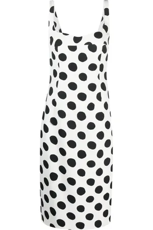 Marni Vestido midi con estampado de lunares