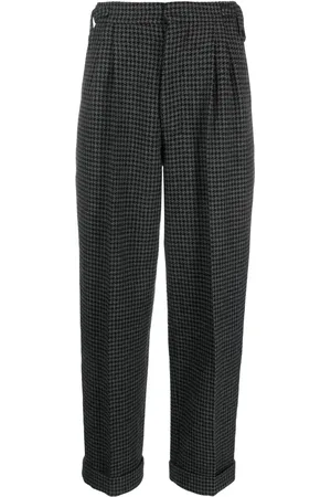 Nanushka Pantalones con motivo pied de poule