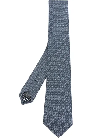 Paul Smith Corbata de seda con detalle bordado